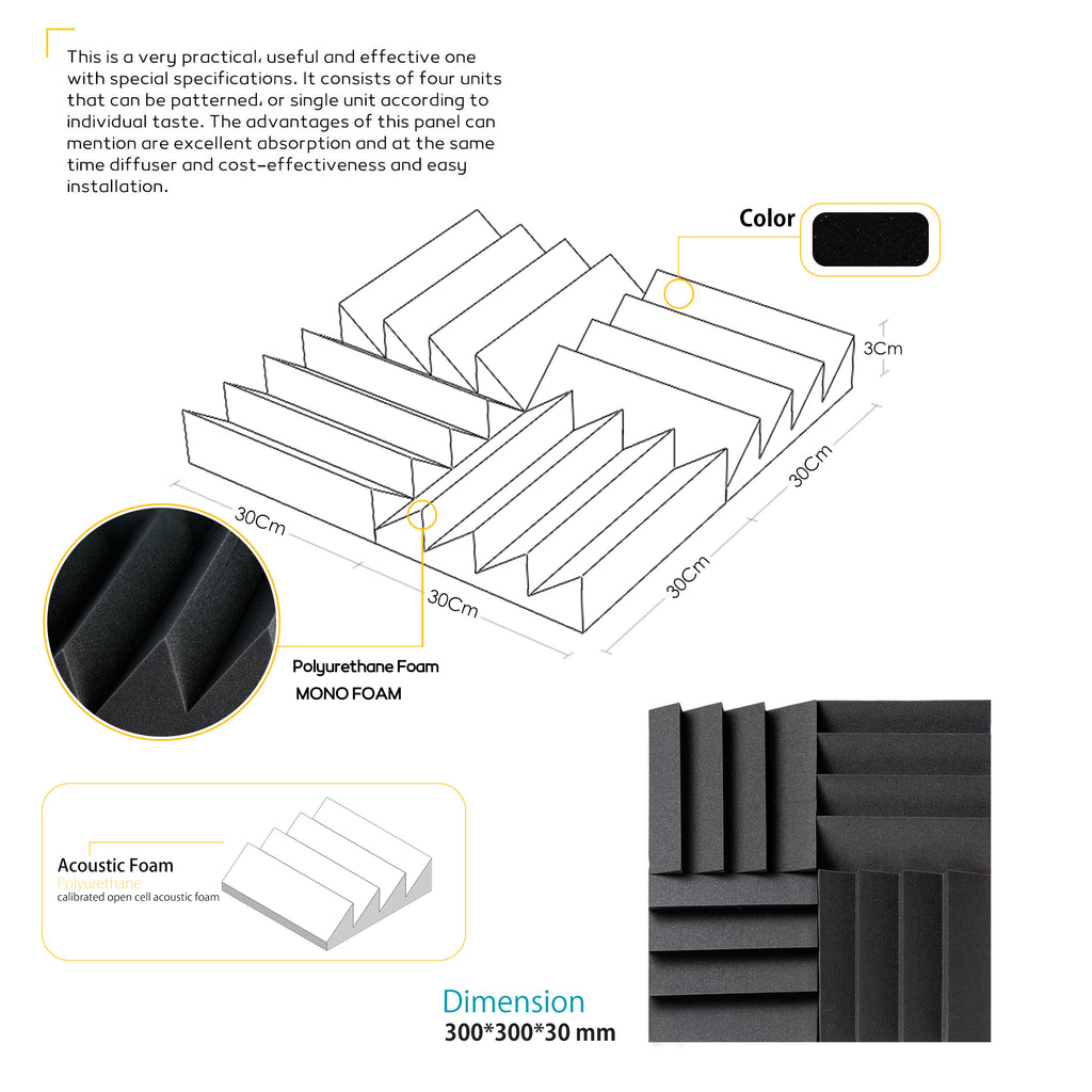 ECHONIK DST Light Sound Absorption Panels