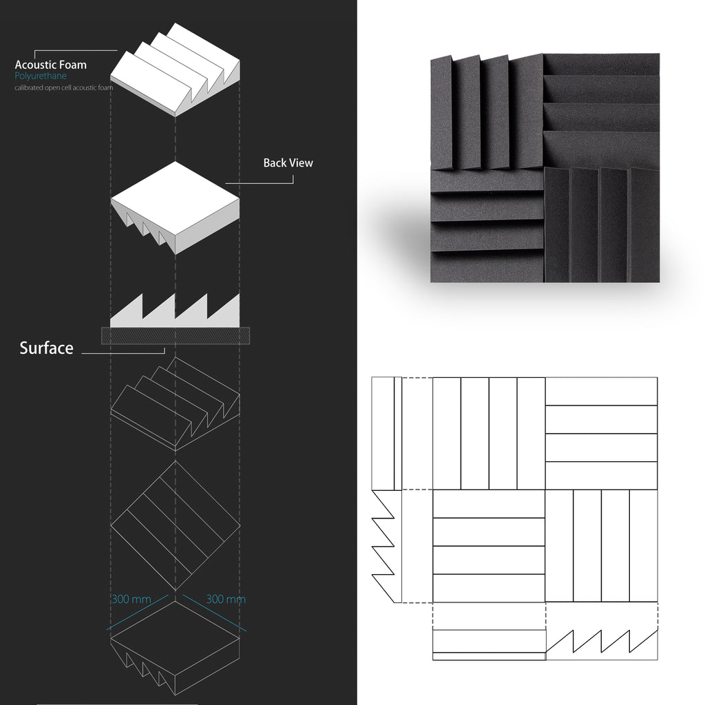 ECHONIK DST Light Sound Absorption Panels