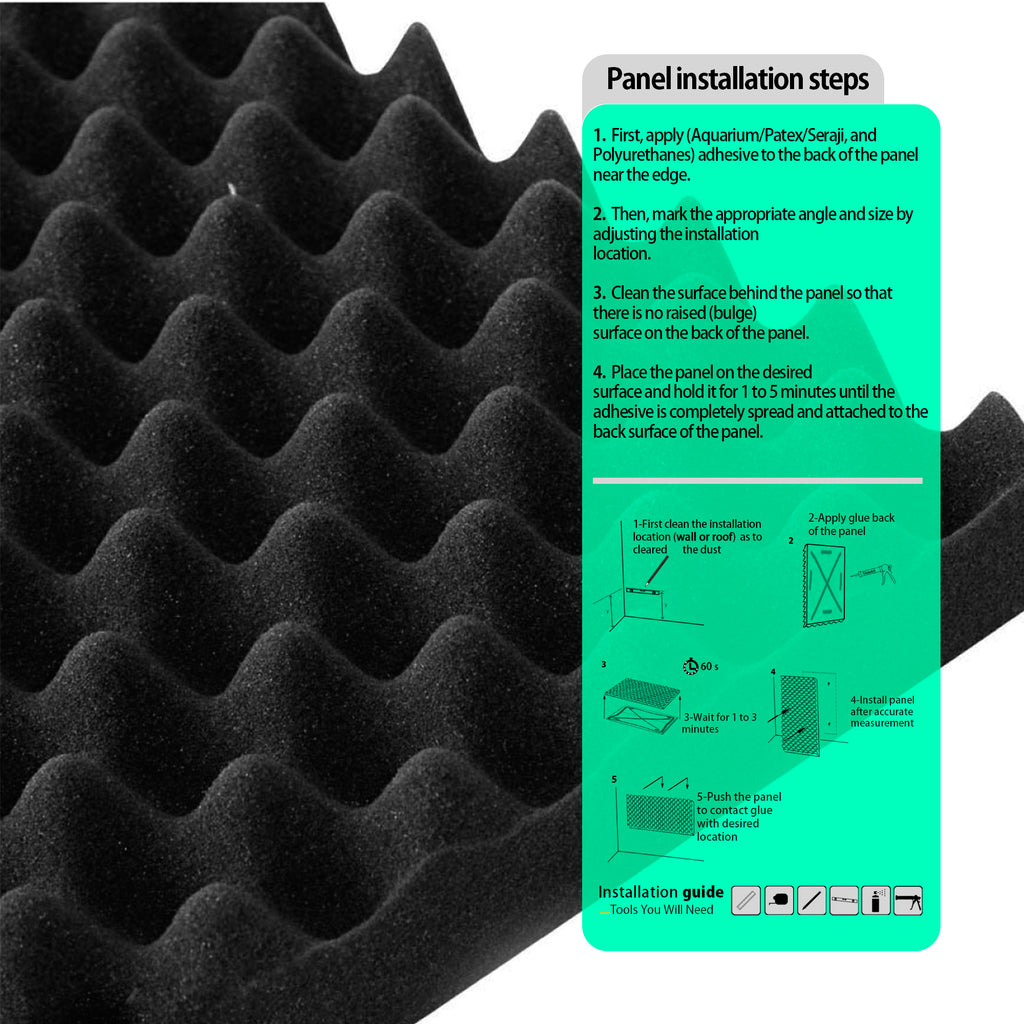 ECHONIK EGG Absorption Foam 3cm 12 UNITS