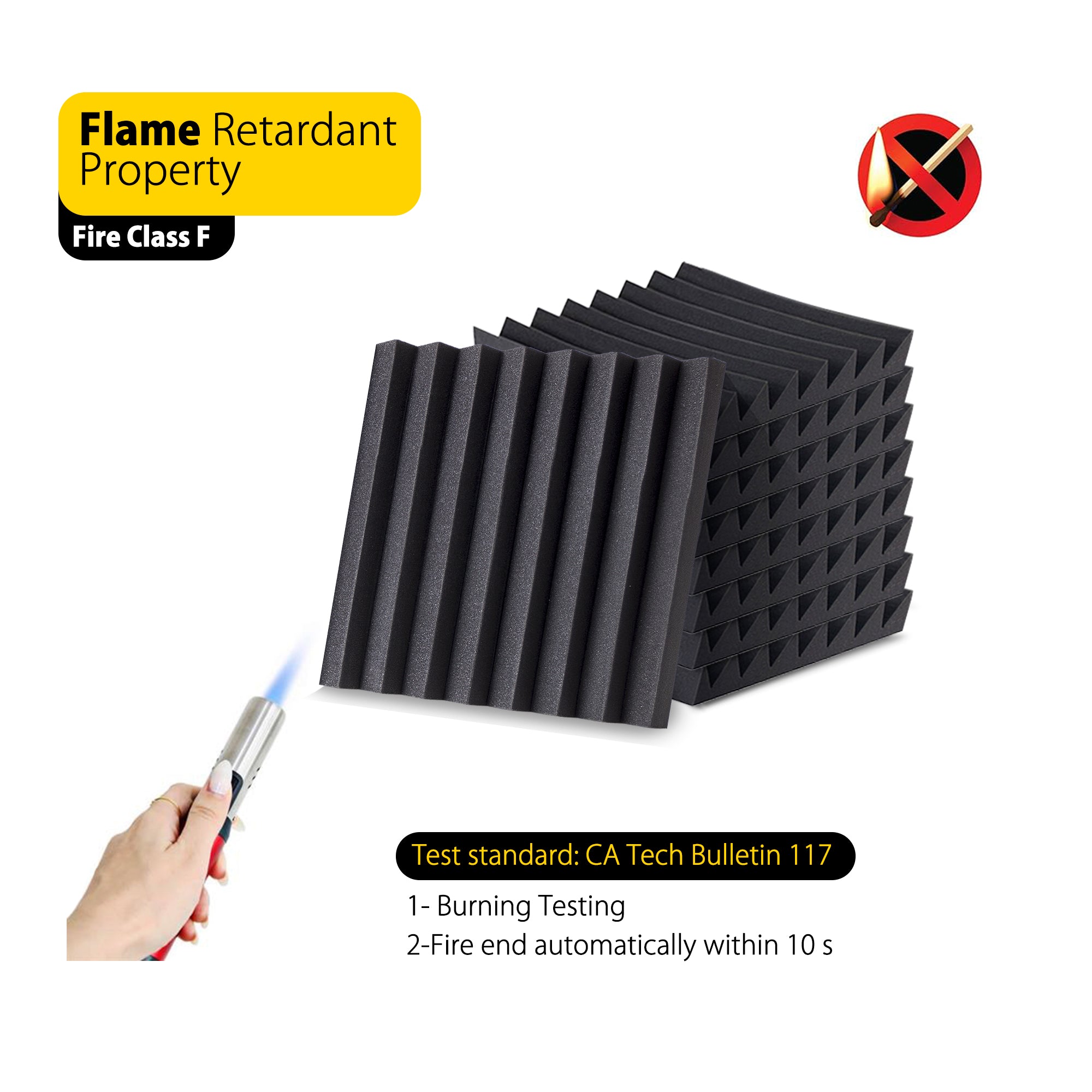 ECHONIK MD 55 Plus Absoption Acoustic Panel 12 UNITS 2.5 cm