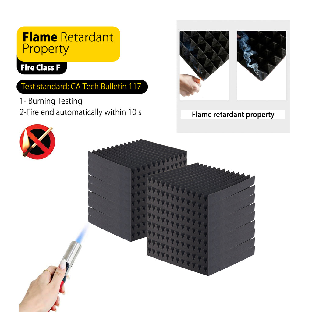 ECHONIK 2.5CM Light Alpha Absoption Acoustic Panels 12 Units